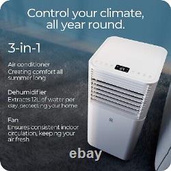 Portable Home Air Conditioner Avalla S-80 5-in-1 Cooling 1500W, Dehumidifier