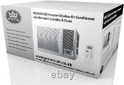 Prem-I-Air 9000 BTU DC Inverter Window Air Conditioner with Remote/Timer EH0539