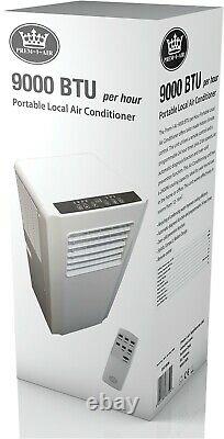 Prem-I-Air 9000 BTU Mobile Portable Air Conditioner With Remote Control/Timer