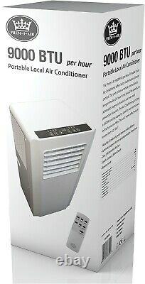 Prem-I-Air 9000 BTU Mobile Portable Air Conditioner With Remote + Timer EH1806