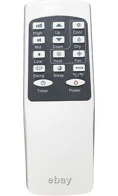 Prem-I-Air EH1922 8000 BTU Portable Air Conditioner and Remote Control White