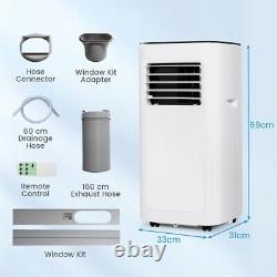 Premium 8000 BTU 4-in-1 Portable Air Conditioner & Dehumidifier Ex Display