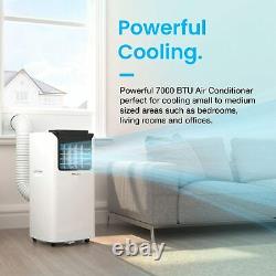Pro Breeze 4-in-1 Portable Air Conditioner 7000 BTU 24Hr Dual Window Venting Kit