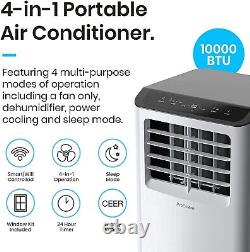 Pro Breeze Smart Air Conditioner Portable 10,000 BTU Portable Air Conditioner