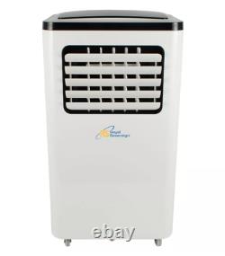 ROYAL SOVEREIGN Portable Air Conditioner Dehumidifier White w Remote 8000 BTU