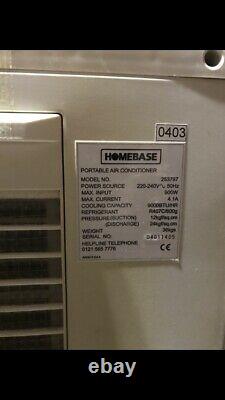 Relisted. Collection Only! Air Conditioner Homebase Mod253797 Cool/Dry/Fan 9000BTU