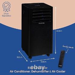 Russell Hobbs Air Conditioner & Dehumidifier & Cooler 7000 BTU 3-in-1 RHPAC3001B