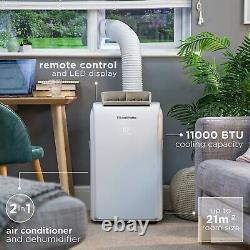 Russell Hobbs RHPAC11001 Air Conditioner & Dehumidifier 11000 BTU & Window Kit