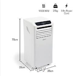 VonHaus Air Conditioner 9000BTU, Portable Air Conditioning Unit withRemote Control