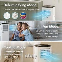 VonHaus Air Conditioner 9000 BTU, Portable Air Conditioning Unit with 5 Modes