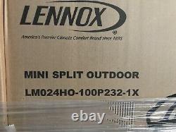 24000 Btu Climatiseur Mini Split 10 Seer R22 Ac Thermopompe Sans Conduit 220v