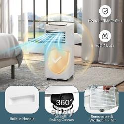 5-en-1 9000 Btu Climatiseur Portatif Refroidissement Ventilateur De Chauffage Déshumidificateur Wifi