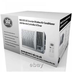 Air Conditioner 9000 Btu Window In-wall Mount Cooling With Timer Remote