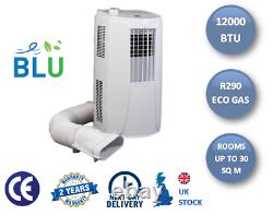 Blu12 12 000 Btu Portable Air Conditioning Unit With Window Kit Blu Par Gree
