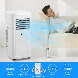 Climatiseur 7000 BTU 3-en-1 Ventilateur de refroidissement d'air Déshumidificateur Télécommande Wifi