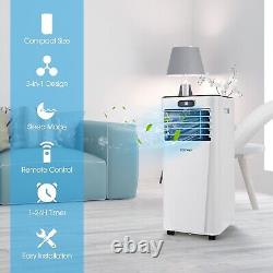 Climatiseur 9000BTU 3-en-1 Ventilateur de refroidissement d'air Déshumidificateur Télécommande Wifi