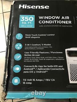 Climatiseur À Fenêtre Hisense Avec Wifi, 8 000 Btu, 350-sq. C'est-à-dire Qu'il N'y A Pas De