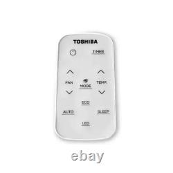 Climatiseur De Fenêtre Toshiba Avec Télécommande 6000-btu 115-volt Blanc