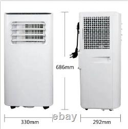 Climatiseur Portable 4-en-1 Ventilateur de Refroidissement d'Air Déshumidificateur Unité AC 7000BTU