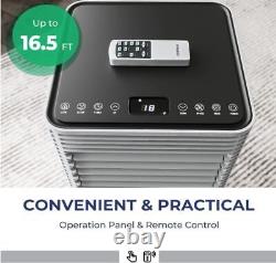 Climatiseur Portable 7000btu Refroidissement Jusqu'à 230sq. Ft Télécommande 24h Minuterie