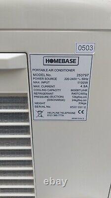 Climatiseur Portable Homebase 9000 Btu/h Modèle 253757