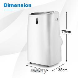 Climatiseur portable 12000BTU 4-en-1 - refroidisseur d'air, chauffage, ventilateur et déshumidificateur