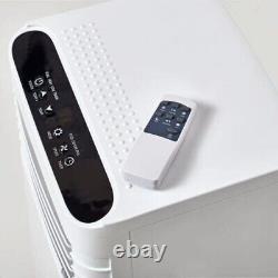 Climatiseur portable 3 en 1 Pifco 9000 BTU avec ventilateur refroidisseur, déshumidificateur et écran tactile LED