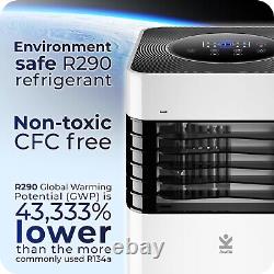 Climatiseur portable 4-en-1 Avalla S-50, refroidissement domestique 890W, déshumidificateur