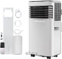 Climatiseur portable 4-en-1 Belaco 9000BTU, déshumidificateur de 28.8L, ventilateur de refroidissement