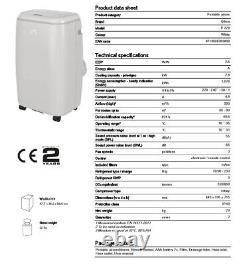 Climatiseur portable 4-en-1 Qlima QP228 2,6 kW 9 000 BTU A C