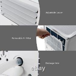 Climatiseur portable 4 en 1 de 9000 BTU, ventilateur rafraîchisseur mobile et déshumidificateur.