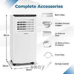 Climatiseur portable 7000 BTU 4 en 1 avec ventilateur et déshumidificateur