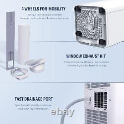 Climatiseur portable 9000 BTU 4-en-1 avec déshumidificateur, ventilateur et refroidissement KGOGO 279£PDSF