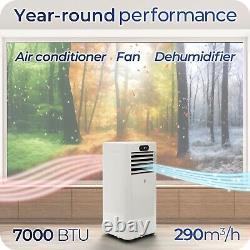Climatiseur portable Avalla S-95, refroidissement domestique 3-en-1 2100W, déshumidificateur