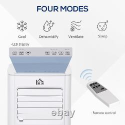Climatiseur portable HOMCOM 5000BTU 4 modes affichage LED minuterie maison bureau