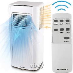 Daewoo Air Conditionnement Unité Portable 9000 Btu 3in1 Télécommande 2 Vitesses Du Ventilateur