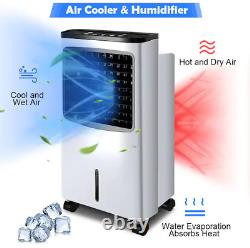 Gymax 10 000 Btu (doe) Ventilateur De Refroidisseur De Climatisation Portatif 3-modes Par Évaporation