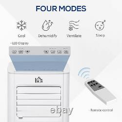 Homcom 5000btu Climatiseur Portable 4 Modes Affichage Led Minuterie À Domicile