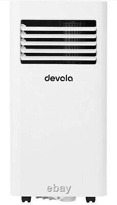 Maître Devola 10000 BTU Climatiseur Portable Avec Télécommande Blanc