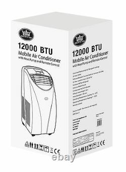 Prem-i-air 12000 Btu White Portable Air Con Conditionneur, Déshumidificateur Et Chauffage