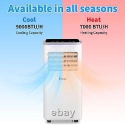 Refroidissement et chauffage ZOKOP 9000 BTU Climatiseur portable avec application WiFi Smart