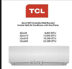 Tcl Smart Air Conditioning System Indoor & Outdoor Units -18000btu Wifi Alexa Ac