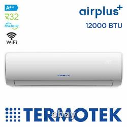 Termotek Airplus C12 Climatiseur 12000 Btu Onduleur A++ Wifi Prêt R32