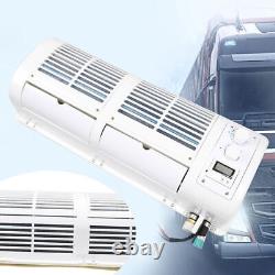 Ventilateur de climatiseur LCD universel suspendu pour voiture 12V pour caravane, camion et évaporateur
