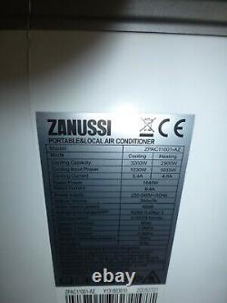 Zanussi Zpac11001 2 En 1 Climatiseur Portable Et Déshumidificateur 11000 Btu